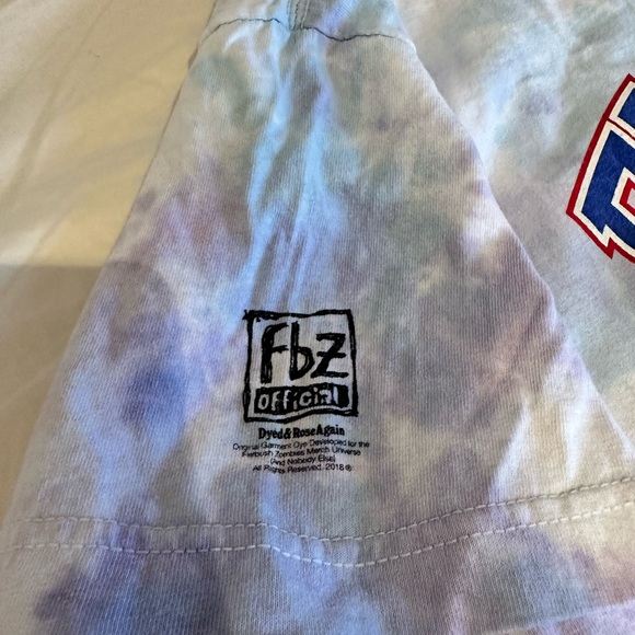 Med M - Flatbush Zombies Shirt, Still Here With You Splotch Berry 2021 - Picture 2 of 5